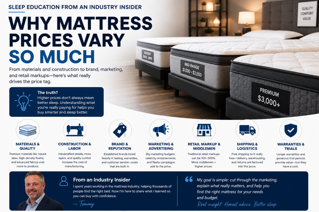 Why mattress prices vary so much