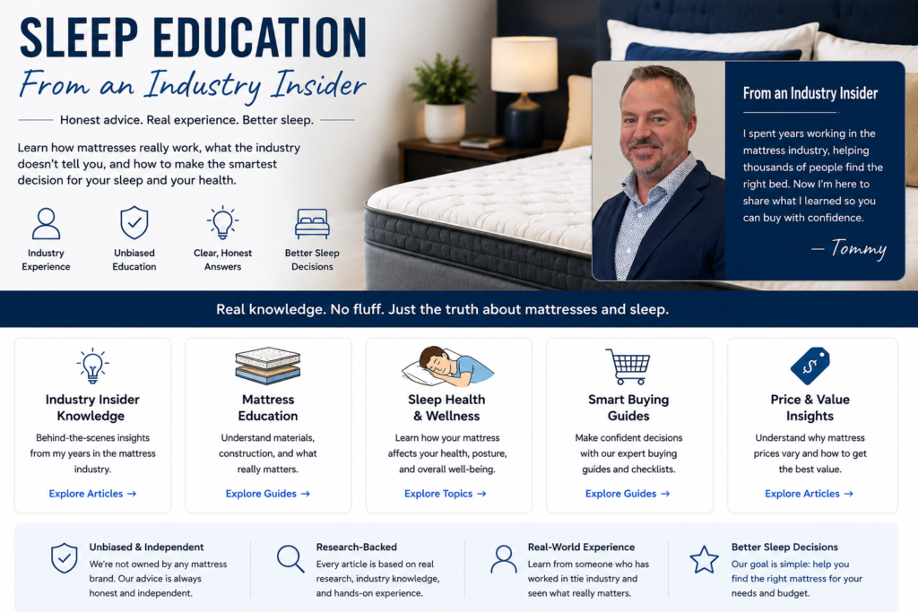 Sleep Education from an industry expert
